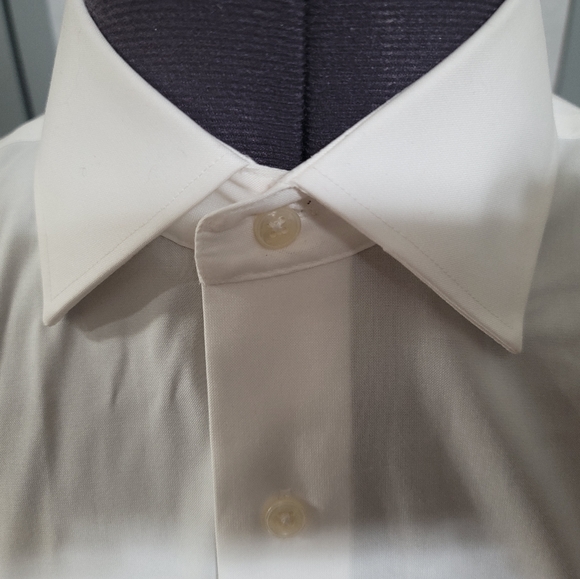 Lorenzo Uomo Perfect White Shirt, 15-1/2 32-33 - Picture 4 of 7